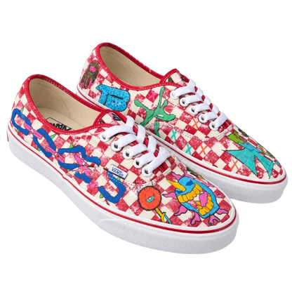Graffiti Vans- Checkerboard
